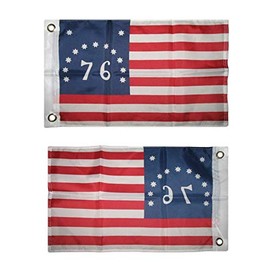 Trade Winds 12x18 12"x18" Bennington 1776 Boat Motorcycle Car Flag Banner Nylon Polyester Premium Fade Resistant