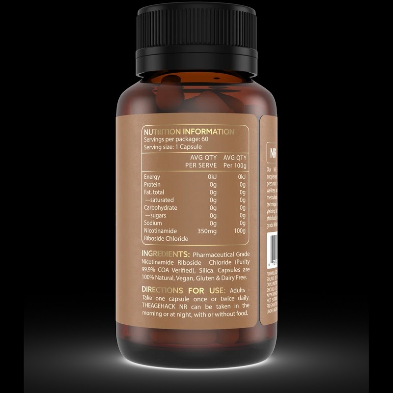 Theagehack NR Nicotinamide Riboside 60 Capsules