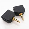 3.5mm Headphone Y Splitter, 1 Plug to 2-Jack, Ideal for