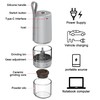 TastLi Coffee Grinder, Electric Portable Coffee bean Grinder, Adjustable Burr