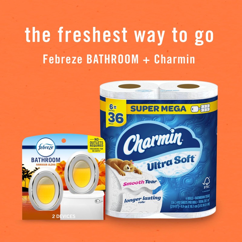 Febreze Small Spaces Air Freshener, Odor-Fighting, Plug In Alternative, Air