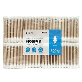 Durable and safe whirlpool sanitary swab 4 packs of 225 packs - WFHV2HH / 튼튼하고 안전한 회오리형 위생 면봉 4P 225입 4봉-WFHV2HH
