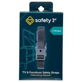 Safety 1st Safety 1st TV & Furniture Safety Straps, Black, Multi, 2 Straps(Pack of 1)