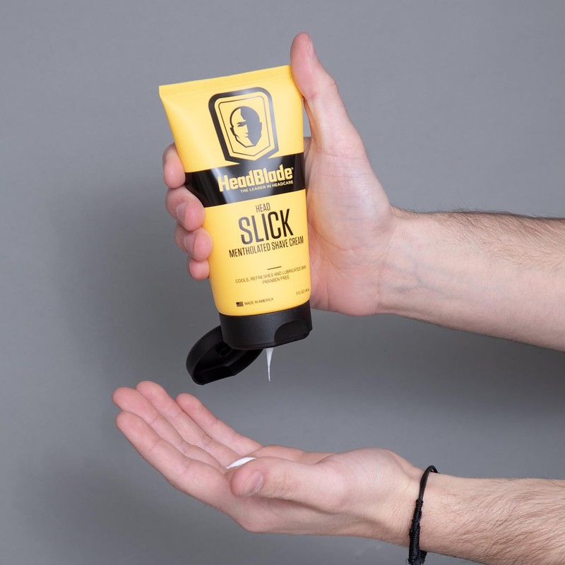HeadBlade HeadSlick Shave Cream 5 oz for Smooth Head shaving