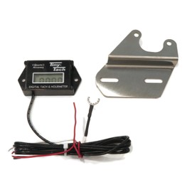DTI Compatible Tiny Tach TT2B Digital Hour Meter Tachometer w/Bracket Replacement for Briggs Kohler Honda