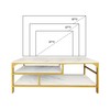 AT-VALY 3-Tier Stand for TV Media Console Table with Open