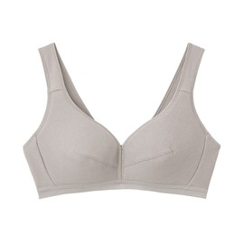 GUNZE EB9008N Women's Sports Bra, Light Sports Bra, Deodorizing Treatment, new grey heather