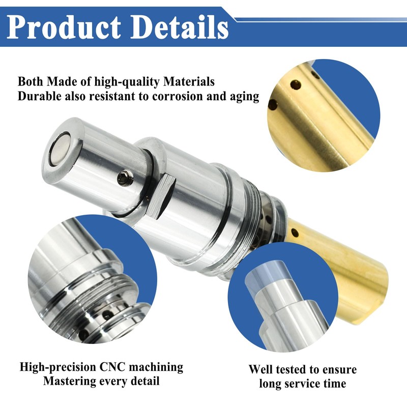 NS-1 Brass Full Cartridge Assembly, Replacement for Showeroff Systems