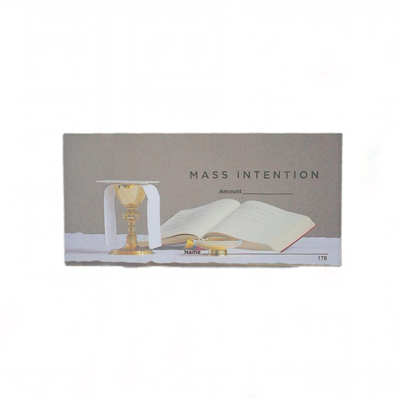 Mountain Valley Printing Mass Intention Offering Envelopes for Church (100)