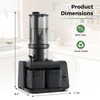 CHEFJOY Cold Press Juicer, 5.3" Wide Feed Chute Easy to