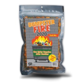 Gears Out Dumpster Fire 2020 Spicy Gourmet Trail Mix, Weird Stocking Stuffer, Fun Gag Gift