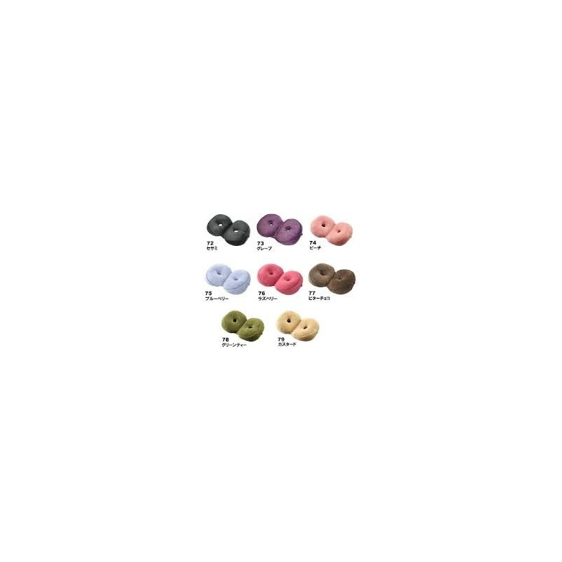 COGIT Makeup Hips, Bagel Cushion, Raspberry, One Size, 2 Pieces