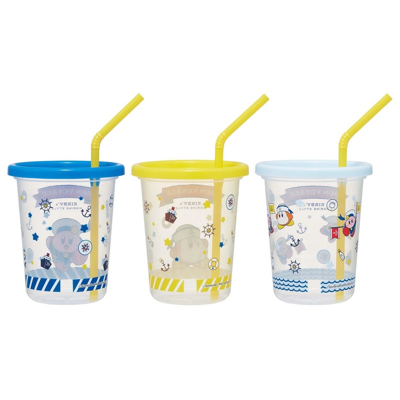 Skater SIH3ST-A Tumbler with Straw, 3 Pieces, 11.8 fl oz