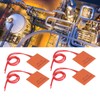 4Pcs Heat Mat Silicone Heater Pad Warmer 12V 7.5W 120