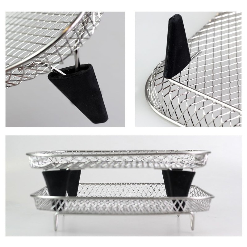 NentMent 4 Pack Dehydration Rack Heightening Feet Silicone Stand Cover