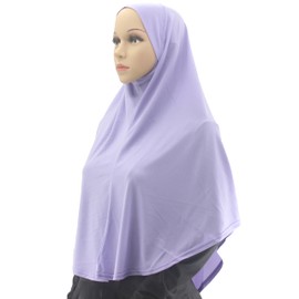 Modest Beauty Plain Hijab for Women Muslim Headscarf Islamic Scarf Easy to Wear Prayer Hijabs