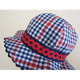 Gifts treat girls summer sun hat folding bucket hat soft cotton beach hats hat wide brim fisherman - 50cm