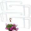Dapute Vinyl Fence Hooks for Hanging Plant,4 Pack Fence Hanger