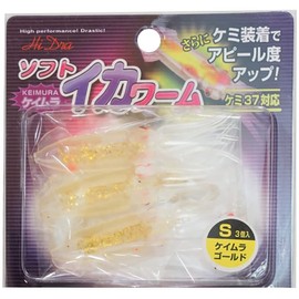 MARUSHINGYOGU(マルシン漁具) ドラゴン ソフトイカワーム(ケイムラ) ゴールド S