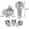 M6 Mount Cage Nuts screws,Rack Mounting Bolts for Server Cabinet