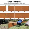 Corten Steel Landscape Edging 8" H x 40" L, 6