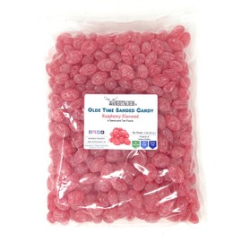 Raspberry, Old Time Sanded Hard Candy, 4 Pounds