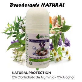 Eco Deodorant Crema de Piedra de Alumbre ECO Desodorante Roll-on-1 botella 60 ml Deodorant