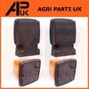 APUK 2x Front Side Lights Indicator Lamps & Support Brackets