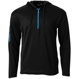 The Weather Co Men's Activewear Golf Hoodie Black/Blue Xl