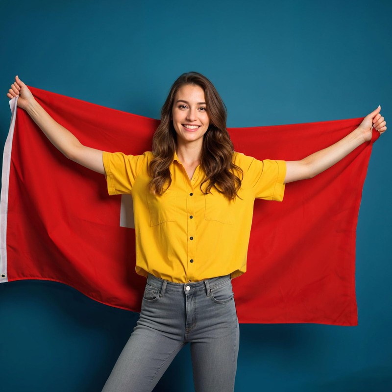 Aricona Switzerland Flag 90 x 150 cm, Swiss National Flag