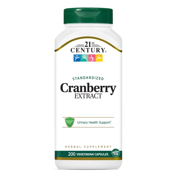 21st Century Healthcare, Inc Cranberry Extract Capsules, 200 Count