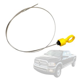 SecosAutoparts 53034117AA Transmission Fluid Dipstick Compatible with Dodge Ram 2500 3500 6.7L 68RFE 2007-2022 Engine Oil Level Indicator Dipstick Replace 53034117AB