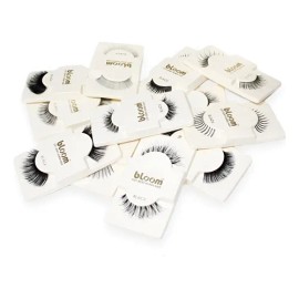 60 Pestañas Tira Bloom 100% Natural 5 Docenas Tipo Mink