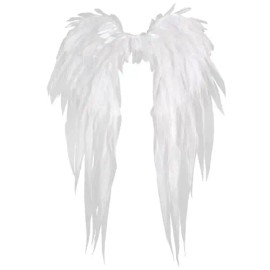 Angel Wings Fairy Wings Costume Accessories for Photo Booth Props Women's Angel Cosplay Princess Stage Showcolor: White, size: 2.3Ft