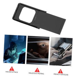 6 Pcs Cover Tablet Slide Webcam for Laptopa Blocker Webcam Blocker for Laptopa Pink Lamp Shade Slides Webcam Cover Aluminum Alloy Lampshade -Black D1
