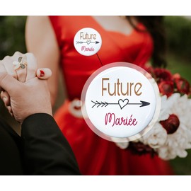 MKISHINE 15 Pieces Bride Team of Bride Badges 1 Pcs Friends Bride Badge Plastic Gift Bride Accessories Wedding Team of Bride Badge