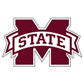 Craftique Mississippi State Decal (M State Decal (3''4''6''12''18''), 6 in)