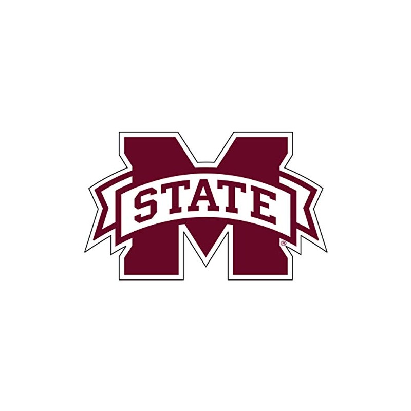 Craftique Mississippi State Decal (M State Decal (3''4''6''12''18''), 6 in)