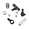 RC Steering Assembly Black High Strength Shock Absorption Steering Link