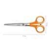 Fiskars Papierschere, Gesamtlänge: 17 cm, Qualitätsstahl/Kunststoff, Classic, 1000816
