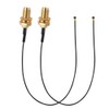 IPEX 4 to Male Thread Antenna, 2PCS RF0.81Omnidirectional Internal Pin