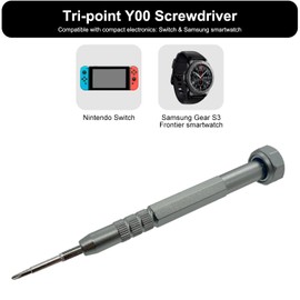 Triwing Screwdriver Y1.5 Y00 1.5mm, Precision Screwdriver Compatible with Smartwatch, Magnetic Tri-wing 00 Y Shape, Lightweight, Tri point, S2 Steel, Smooth Turning Cap