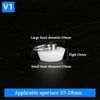 White Drain Stoppers, Bath Sink Plug, Rubber Seal Plugs Covers