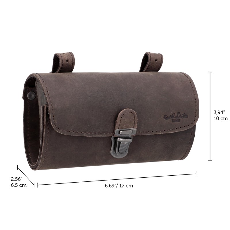 Gusti Wolfgang L Leather Saddle Bag Handlebar Bag Bicycle Bag