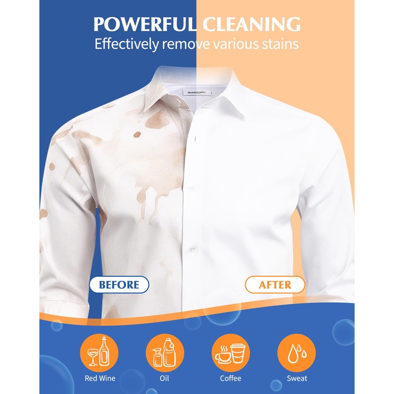 Laundry Detergent Sheets Space-Saving Travel-Deep Cleaning Fresh Linen Scent Eco