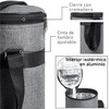 TIENDA EURASIA® Portable Fabric Cooler Bag with Insulation, Zip Closure,