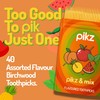 pikz Flavoured Toothpicks – Bold Natural Flavours, Resealable Packs –