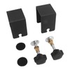 Set of 2 Drawer Front Mounting Clamps, Cabinet Front Hardware