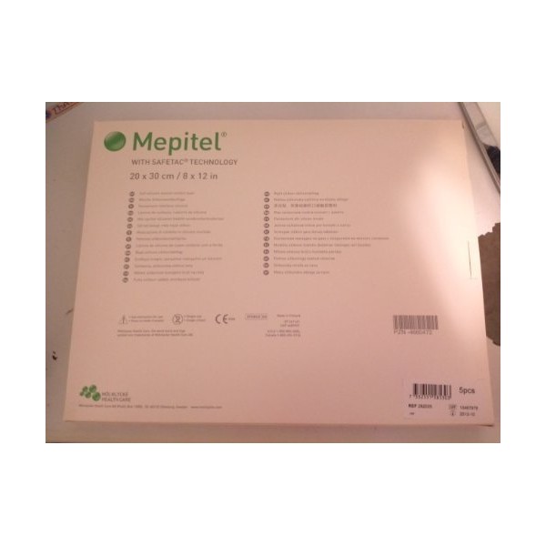 Box of 5 Mepitel 8 X 12" Sterile MOLNLYCKE (FKA REGENT) 292005 by MOLNLYCKE (FKA REGENT)