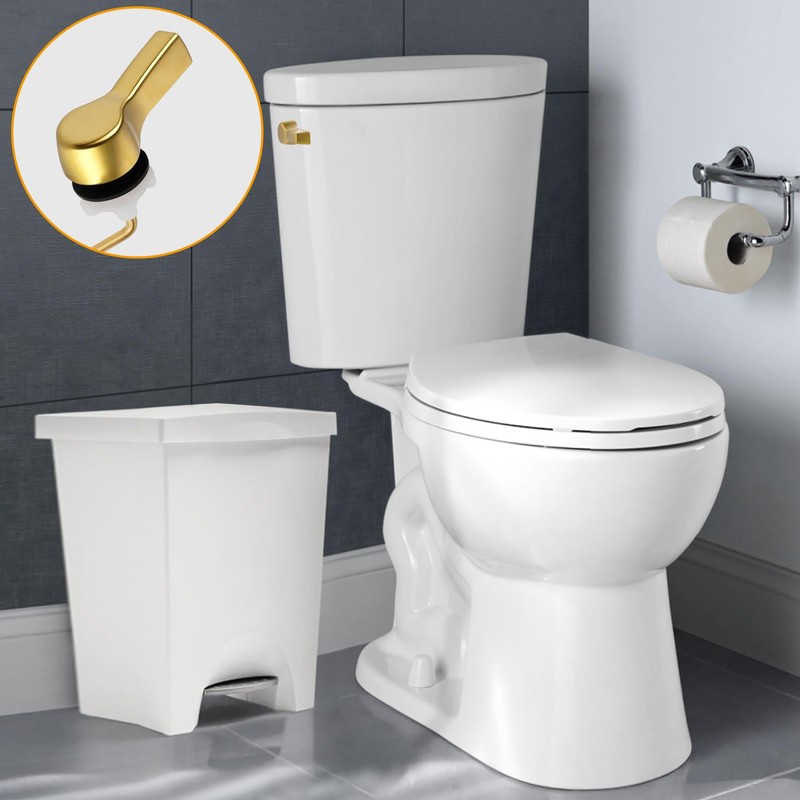 Hibbent 2 Pack Universal Toilet Tank Flush Lever Replacement, Toilet